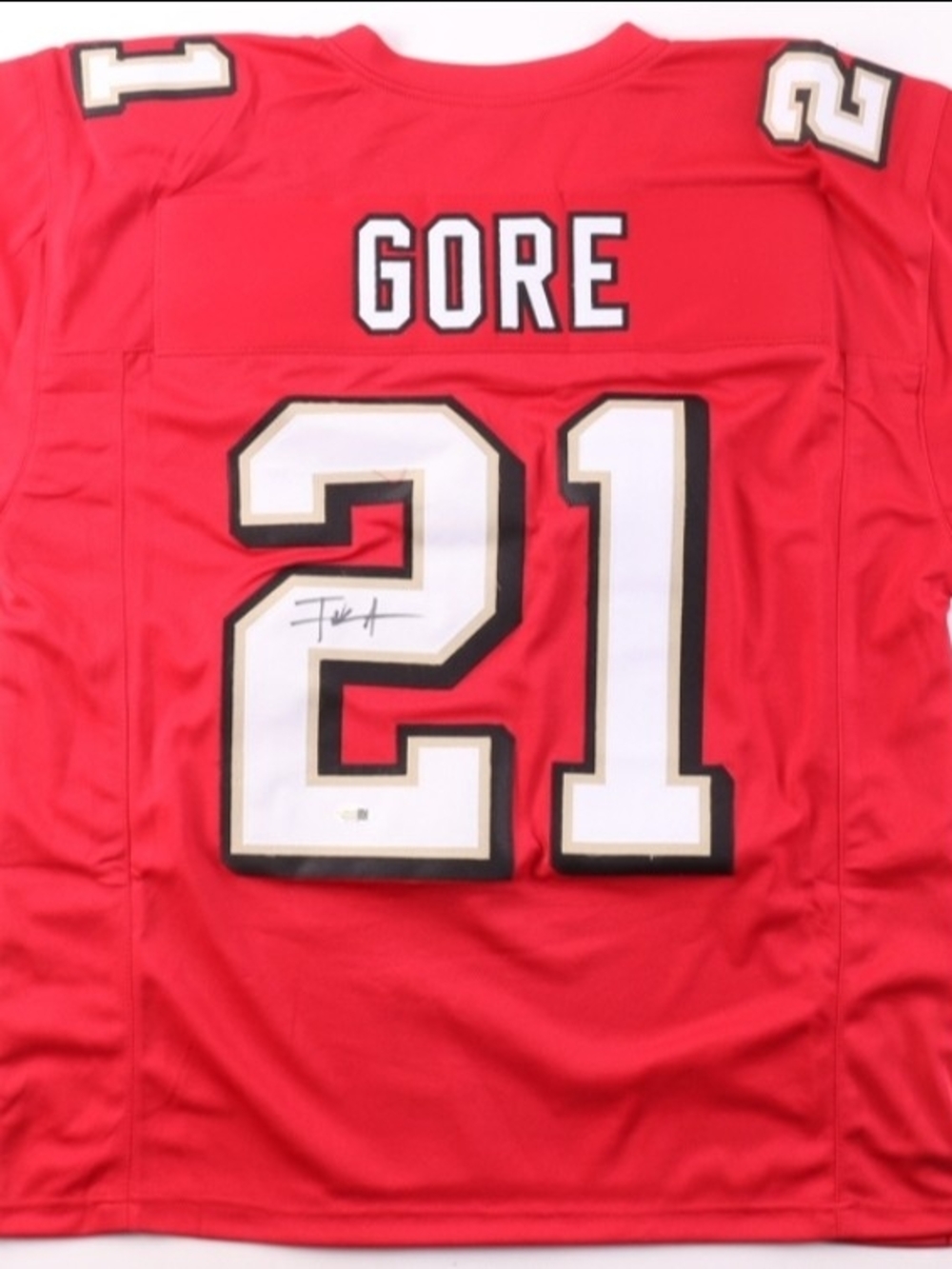 FRANK GORE JSA COA AUTO JERSEY